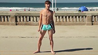 Dancing Boy on the Beach