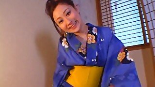 Asian housewife Shizuku Morino gives head and gets fucked good