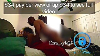 Onlyfans model babe ezra_kyke25 gets pussy fucked by black muscle daddy