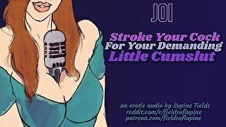 Stroke your cock for your desperate little cumslut - EROTIC AUDIO JOI