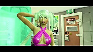 Horny 3d cartoon Tiddys Trailer