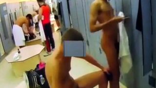 Masturbating in a crowded locker room