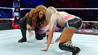 WWE Alexa Bliss Cute Ass Vs. Nia Jax Backlash 05-06-2018