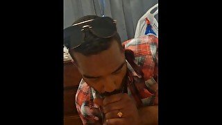 Mixed Guy Gives Friend Excellent Blowjob part 3