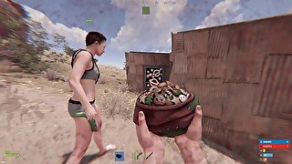 We used our voice to raid in rust