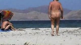 Mature On Beach