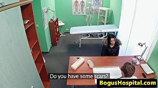 Naughty medical massage on hospital