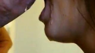 Blowjob and mouth cumshot