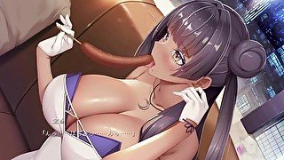 【#09 ソープランドのはっしゃくさま実況(体験版)】褐色爆乳美女宝香ちゃんに疑似フェラ見せられて興奮してしまい・・(爆乳爆尻風俗嬢エロゲー モーションアニメ Hentai game)