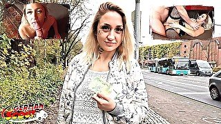 GERMAN SCOUT - CHEATING TEEN GINA MADE TO HOOKER AT REAL STREET CASTING