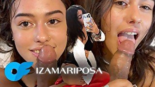 BLOWKETING - @IZAMARIPOSA vuelve a dar una rica mamada a cambio de promo para su OF