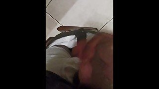 Masturbation in the bathroom