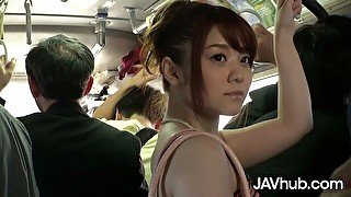 Horny Mari Motoyama Gets Fucked On A Train