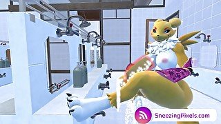 Public Bathroom Masterbation Sneezing Pixels PornHub Exculsive