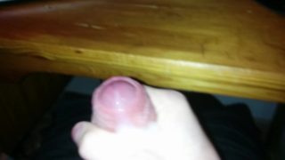 Solo quickie cumshot