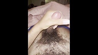 Rock Mercury juicy cock cums all over