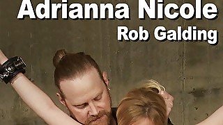 Rob Galding & Adrianna Nicole BDSM femsub clamps