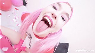 Annas Anal Birthday Party - Dutch Small Skinny Girl Amateur - Cumshot