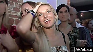 Gorgeous babes get pounded at the party - debbie white