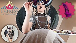 Summoning the Demoness of Gluttony - POV Food Stuffing Belly Expansion