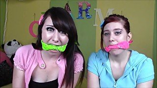 Don't tell stepmom we do gag talk videos!