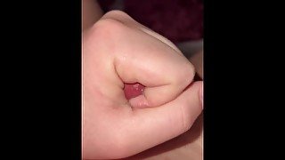 Transgirl Plays With Her Dick