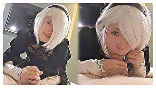 【NieR:Automata】 2B Cosplay, Hentai Japanese Cosplayer Blowjob And Fuck Part.7