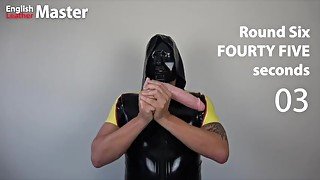 ELM Games Throat Training Rubber Master instructs you to use a big dildo in your throat PREVIEW