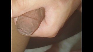 Pulling Back My Foreskin Until I Cum