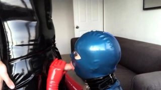 Latex Femdom BDSM for Guy