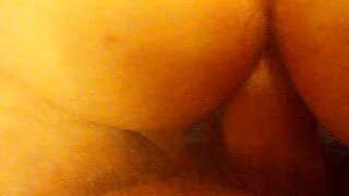 Busting my 18 years old BBW girlfriend's dirty pink asshole