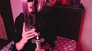 Nier Automata 2B cosplay - hot 18 yo teen cosplayer anal & Ahegao