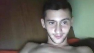 Beautiful cute boy cums on cam great round fit ass