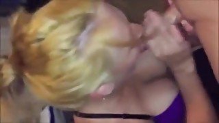 Mature Amateur Blonde Giving Skilled Head