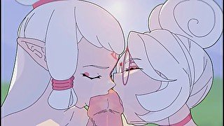 Purah and Paya are enjoying some dick together The Legend of Zelda hentai