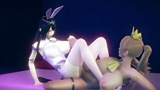 futa pincess fucks bunny girl