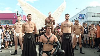 Folsom Street Whore tormented in front of thousands of people