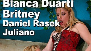 Bianca Duarti & Britney & Daniel Rasek & Juliano Four-Way BBGT