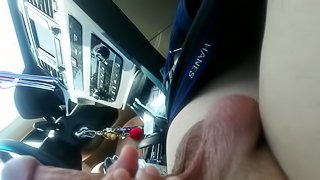 Hand job while sitting passenger