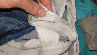 Dirty panties raid in laundry hamber from sis