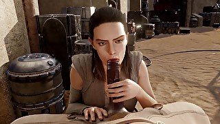 Rey Works For Her Daily Rations