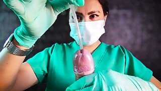 Nurse edging sounding ruined orgasm