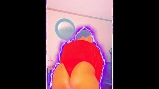 Chub Bottom Strip tease in Slow Motion Ass Shaking