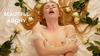 Beautiful Agony: Blonde Teen Masturbates To Orgasm