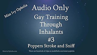 Audio Only - Inhalants Gay Training 3 - Femdom JOI