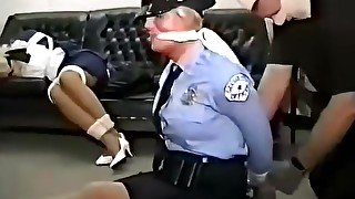 Cop Bound And Gagged