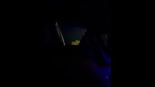 Riding His Cock Both Ways in Front Seat of Car