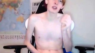 Redhead smooth twink wiener dancing