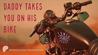 ON DADDY'S MOTORBIKE (Erotic Audio for Women) Dirtytalk audioporn daddy 素人 汚い話