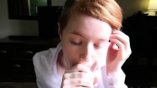 Cfnm ginger teen jizz pov